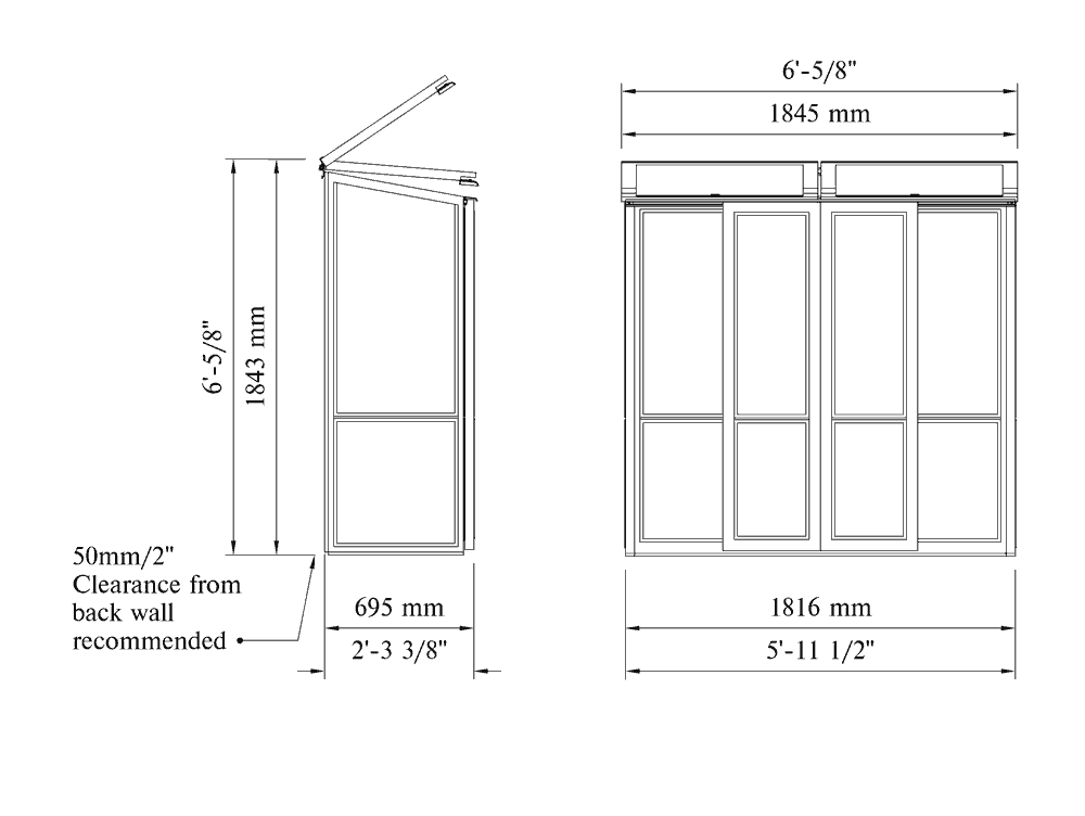 Tall Coldframe with Local Delivery
