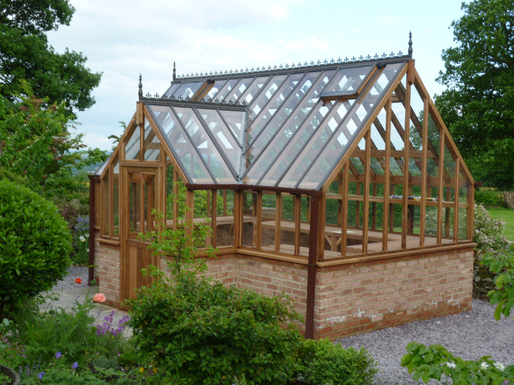 Cedar Greenhouse with Porch