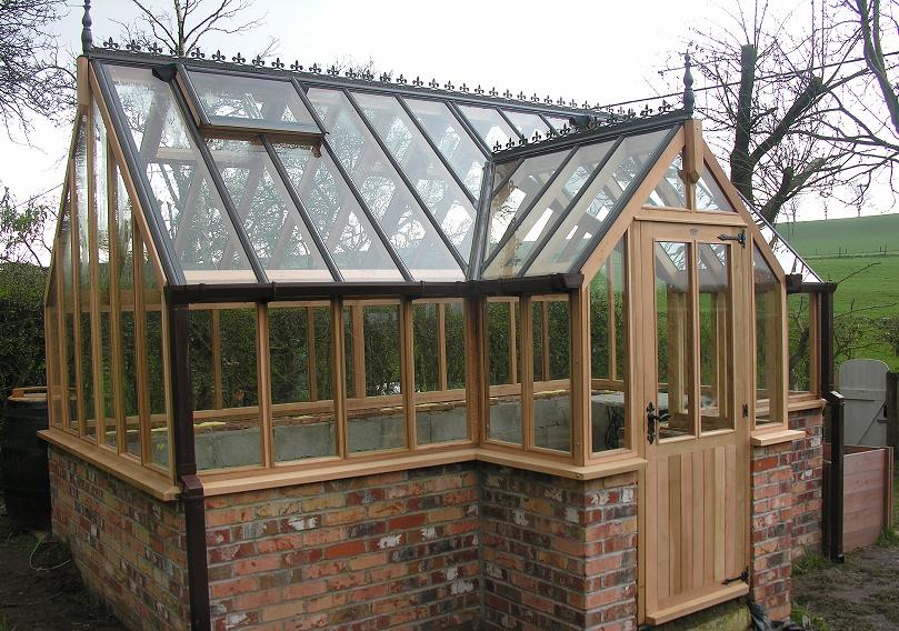 Cedar Greenhouse with Porch