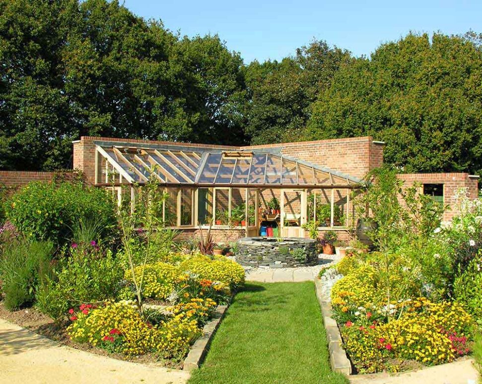 Bespoke Cedar greenhouse built for BBC gardeners world