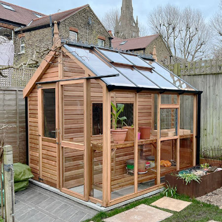 8ft x 8ft Centaur Shed Combo Greenhouse
