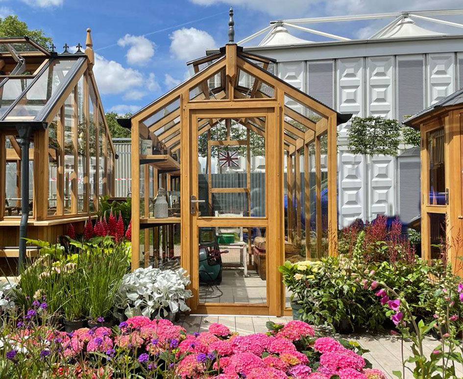 Monterey Timber greenhouse strong greenhouse built in the uk