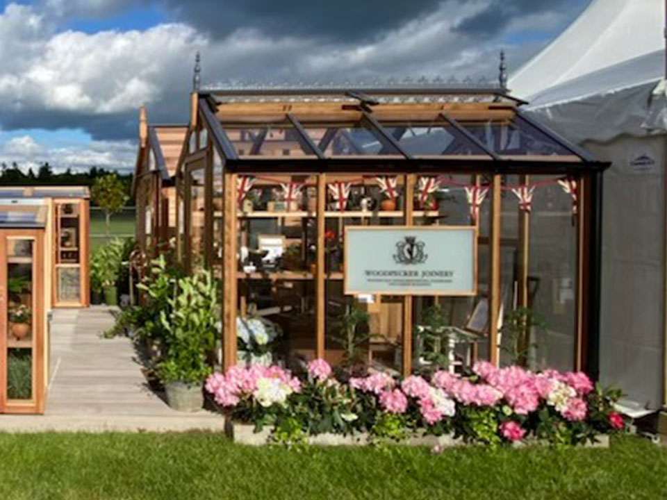 Sterling Timber greenhouse manufactured from British cedar Wood