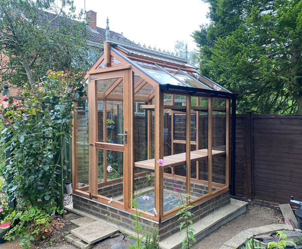 Wooden Starter greenhouse