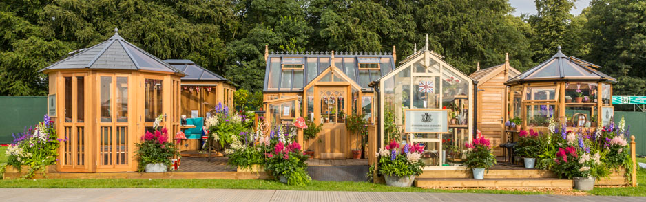 The Woodpecker Stand at The RHS Hampton Court Palace Show 2019