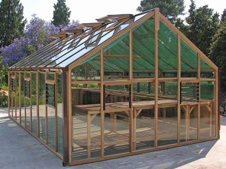Blinds Fitted in a greenhouse