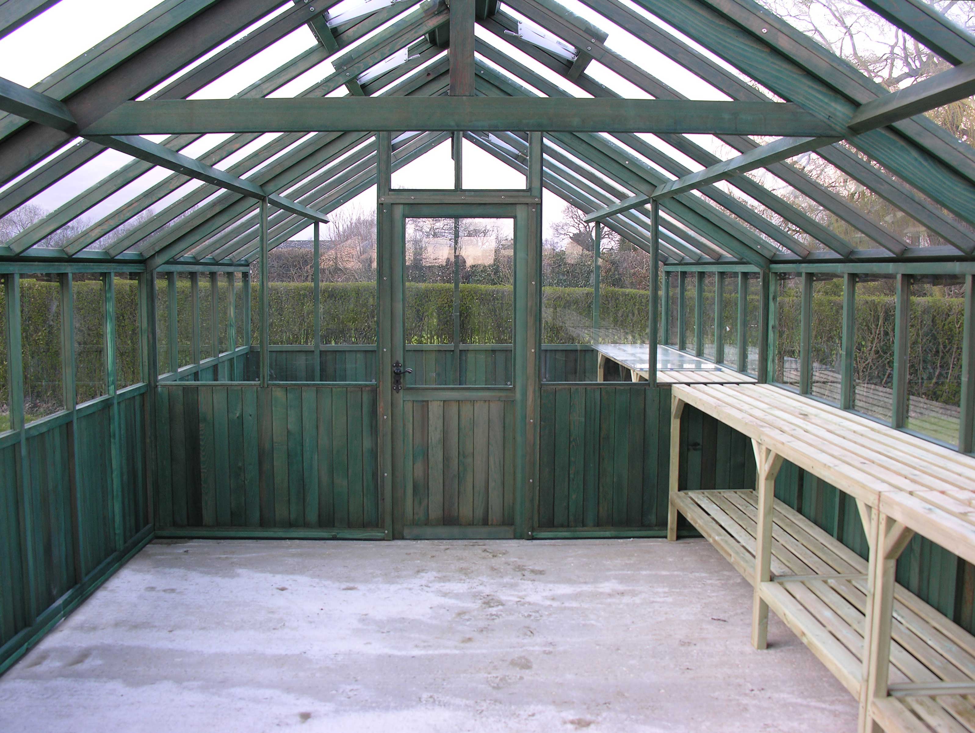 12ft Wide Greenhouse Partition