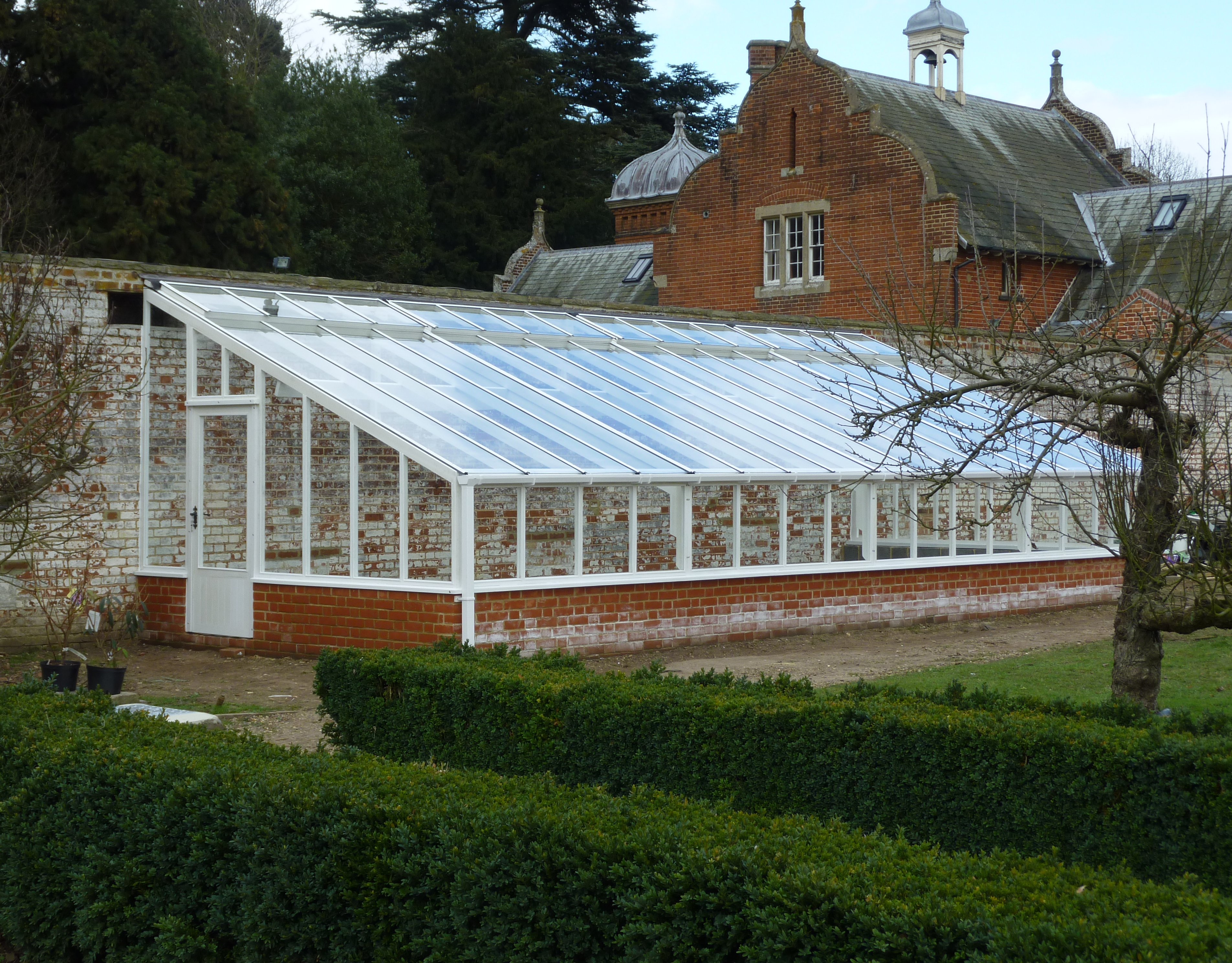 Woodpecker Joinery White Painted Greenhouse