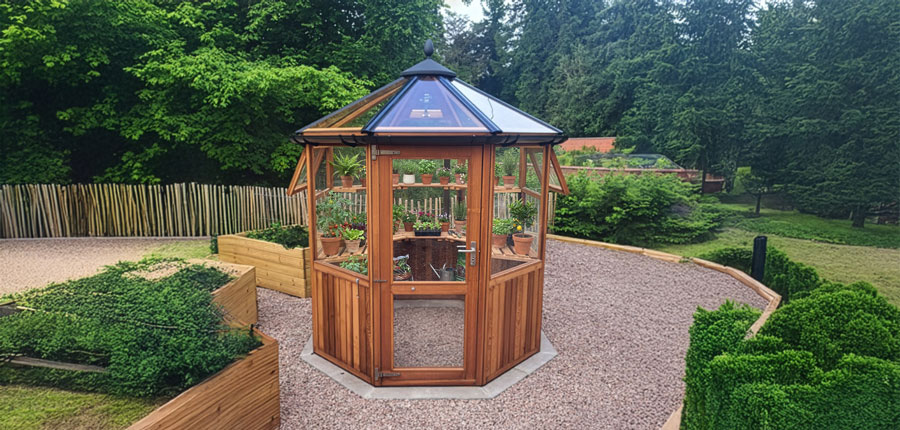 Maintainance Free Octagonal Greenhouse Maintainance Free Octagonal Greenhouse