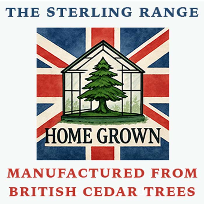 Greenhouses made from British cedar